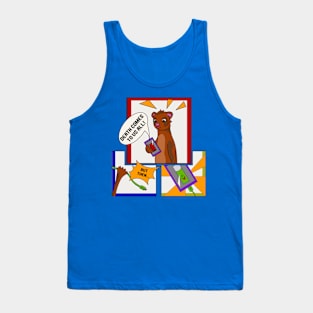 Charge Up, Ferret! Comic Strip Tank Top